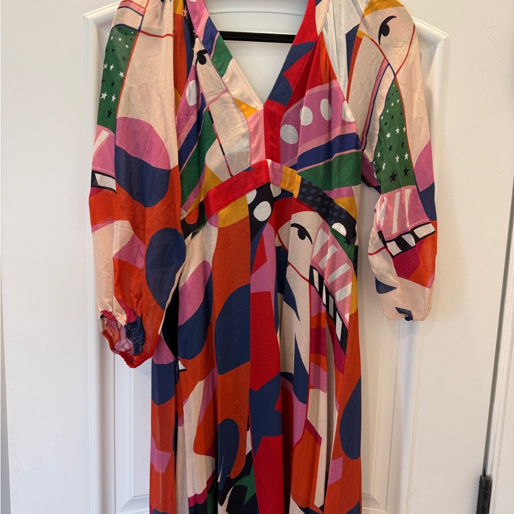 FARM Rio Tucan Pattern Dress- NWT-S - Picture 2 of 5